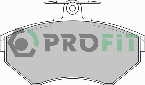 Profit 5000-1312 - Set placute frana,frana disc aaoparts.ro