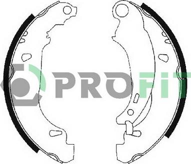Profit 5001-0584 - Set saboti frana aaoparts.ro
