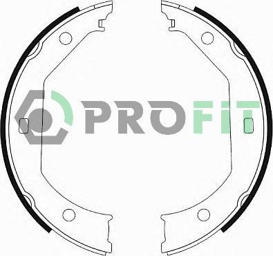 Profit 5001-0585 - Set saboti frana aaoparts.ro