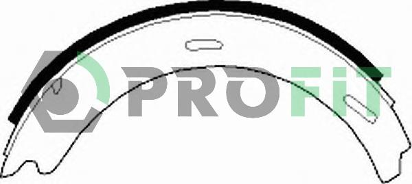 Profit 5001-0196 - Set saboti frana aaoparts.ro