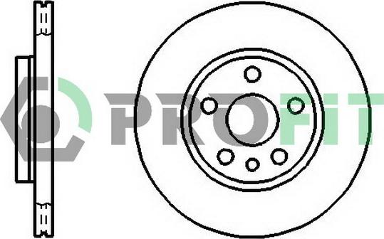 Profit 5010-0842 - Disc frana aaoparts.ro