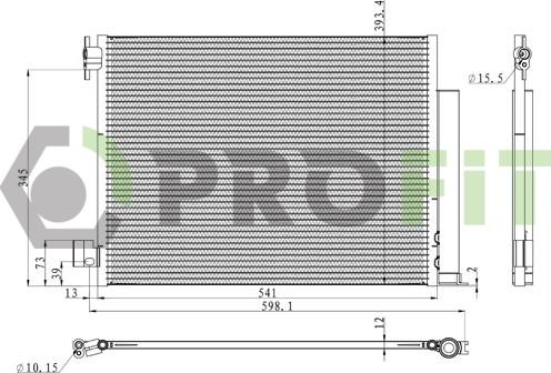 Profit 1770-0099 - Condensator, climatizare aaoparts.ro