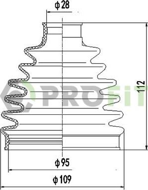 Profit 2710-0059 XLB - Burduf cauciuc, articulatie planetara aaoparts.ro