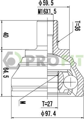 Profit 2710-1658 - Set articulatie, planetara aaoparts.ro