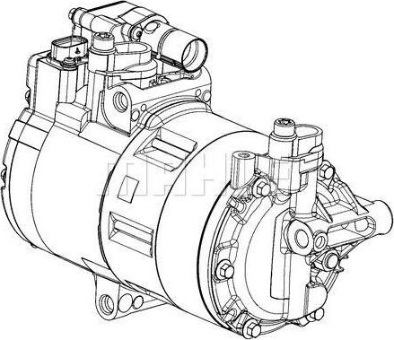 PSH 095.455.001.310 - Compresor, climatizare aaoparts.ro