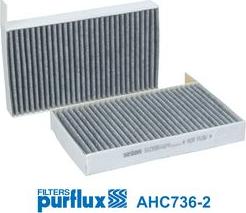 Purflux AHC736-2 - Filtru, aer habitaclu aaoparts.ro