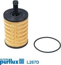 Purflux L267D - Filtru ulei aaoparts.ro
