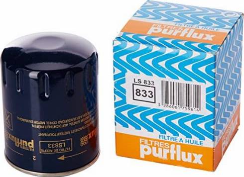 Purflux LS833 - Filtru ulei aaoparts.ro
