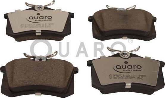 QUARO QP7107C - Set placute frana,frana disc aaoparts.ro