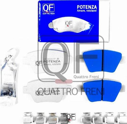 Quattro Freni QF89351P - Set placute frana,frana disc aaoparts.ro