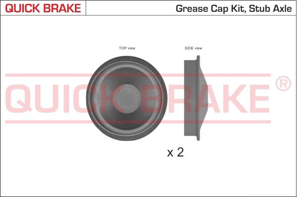 QUICK BRAKE 9828K - Capac,rulment roata aaoparts.ro