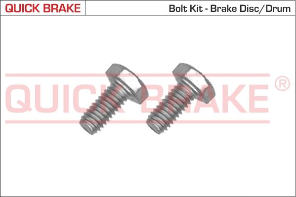 QUICK BRAKE 4904K - Set surub, disc frana aaoparts.ro