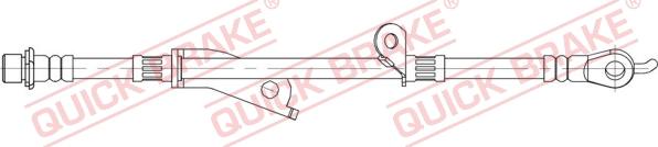 QUICK BRAKE 58.860 - Furtun frana aaoparts.ro