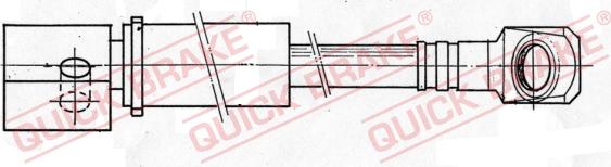 QUICK BRAKE 60.302 - Furtun frana aaoparts.ro