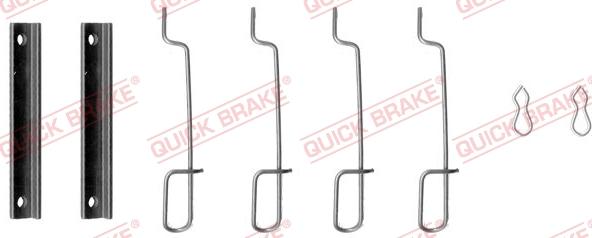 QUICK BRAKE 1090992 - Set accesorii, placute frana aaoparts.ro