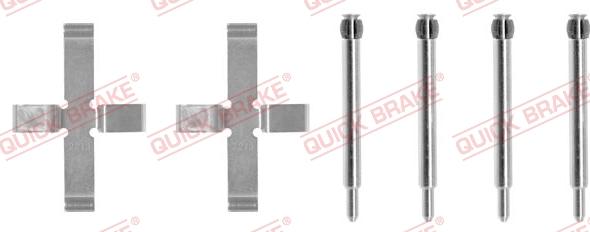 QUICK BRAKE 1090980 - Set accesorii, placute frana aaoparts.ro