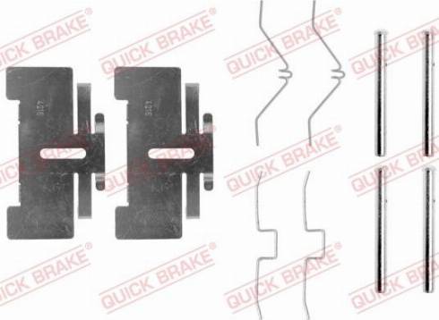 QUICK BRAKE 1090974 - Set accesorii, placute frana aaoparts.ro