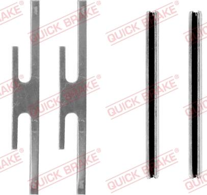 QUICK BRAKE 109-0975-1 - Set accesorii, placute frana aaoparts.ro