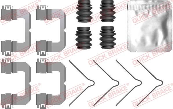 QUICK BRAKE 1090099 - Set accesorii, placute frana aaoparts.ro