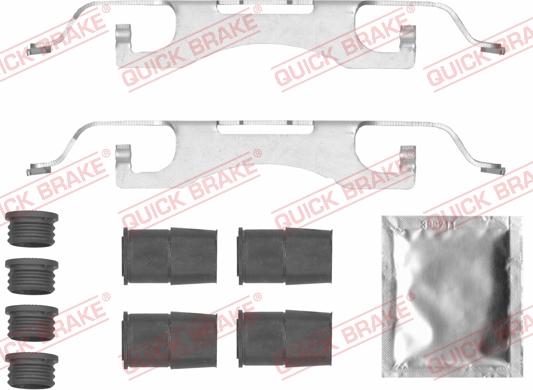 QUICK BRAKE 1090049 - Set accesorii, placute frana aaoparts.ro