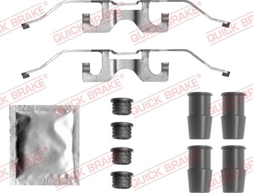 QUICK BRAKE 1090044 - Set accesorii, placute frana aaoparts.ro