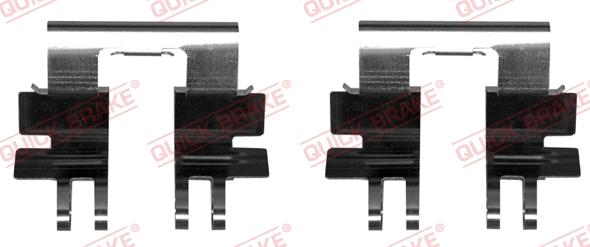 QUICK BRAKE 109-0045R-1 - Set accesorii, placute frana aaoparts.ro