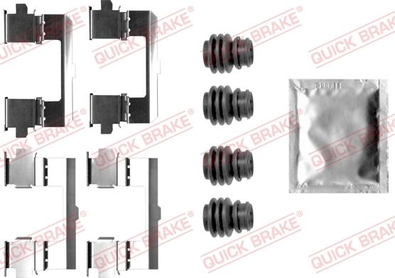 QUICK BRAKE 1090048 - Set accesorii, placute frana aaoparts.ro