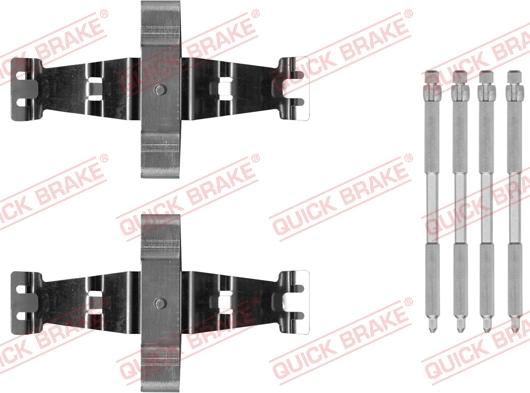 QUICK BRAKE 1090042 - Set accesorii, placute frana aaoparts.ro