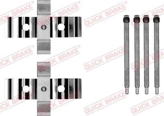 QUICK BRAKE 1090054 - Set accesorii, placute frana aaoparts.ro