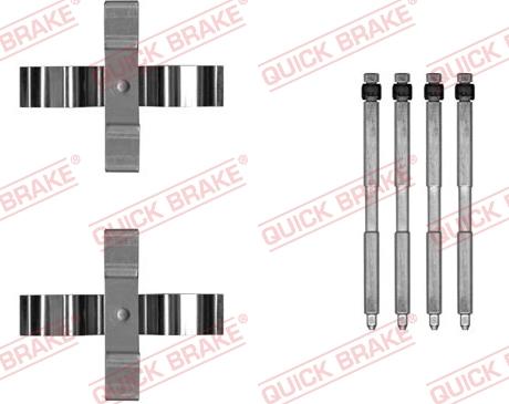 QUICK BRAKE 1090055 - Set accesorii, placute frana aaoparts.ro