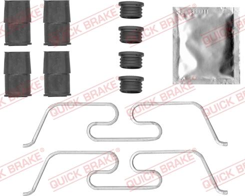 QUICK BRAKE 1090050 - Set accesorii, placute frana aaoparts.ro