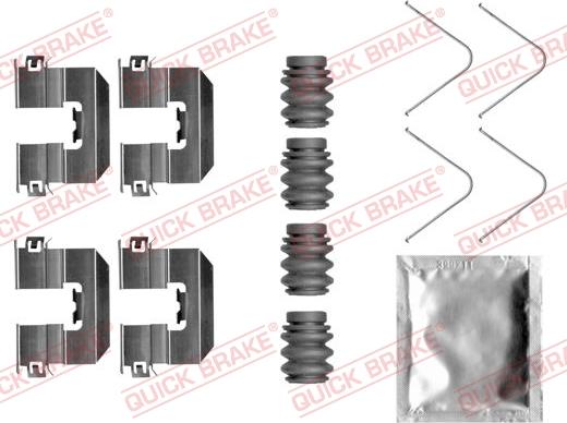 QUICK BRAKE 1090058 - Set accesorii, placute frana aaoparts.ro