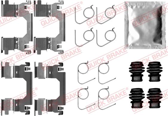 QUICK BRAKE 1090053 - Set accesorii, placute frana aaoparts.ro