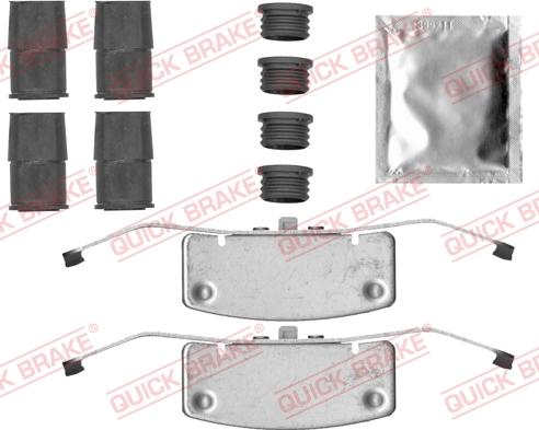 QUICK BRAKE 1090052 - Set accesorii, placute frana aaoparts.ro