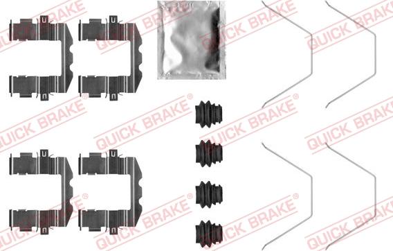 QUICK BRAKE 1090057 - Set accesorii, placute frana aaoparts.ro