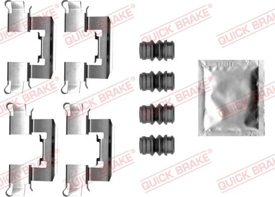 QUICK BRAKE 1090062 - Set accesorii, placute frana aaoparts.ro