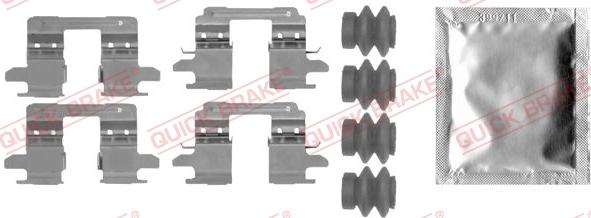 QUICK BRAKE 109-0005 - Set accesorii, placute frana aaoparts.ro