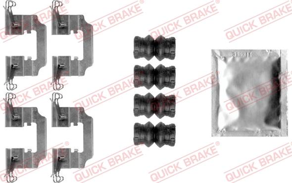 QUICK BRAKE 1090008 - Set accesorii, placute frana aaoparts.ro