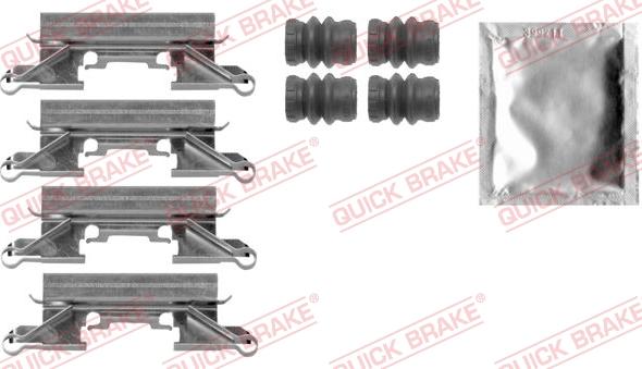 QUICK BRAKE 1090002 - Set accesorii, placute frana aaoparts.ro