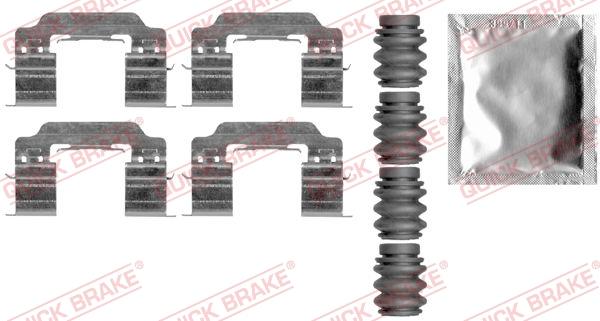 QUICK BRAKE 1090007 - Set accesorii, placute frana aaoparts.ro