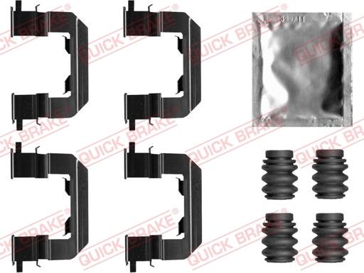 QUICK BRAKE 1090019 - Set accesorii, placute frana aaoparts.ro