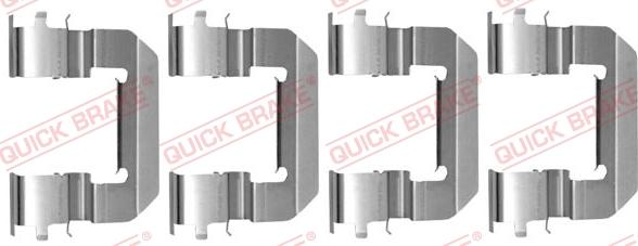 QUICK BRAKE 1090014 - Set accesorii, placute frana aaoparts.ro