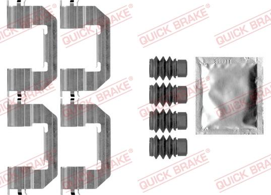 QUICK BRAKE 1090011 - Set accesorii, placute frana aaoparts.ro