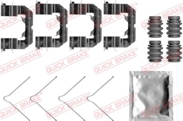 QUICK BRAKE 1090089 - Set accesorii, placute frana aaoparts.ro