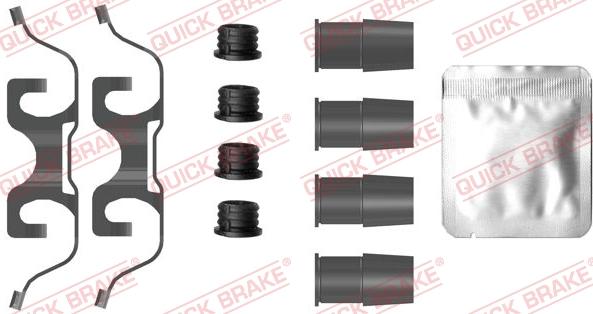 QUICK BRAKE 1090085 - Set accesorii, placute frana aaoparts.ro