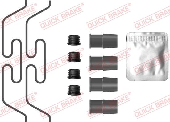 QUICK BRAKE 1090086 - Set accesorii, placute frana aaoparts.ro