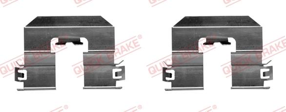 QUICK BRAKE 109-0080R-1 - Set accesorii, placute frana aaoparts.ro
