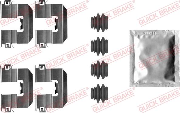 QUICK BRAKE 1090080 - Set accesorii, placute frana aaoparts.ro