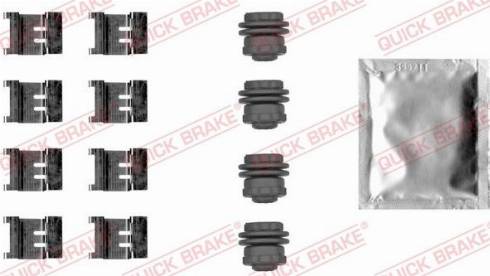 QUICK BRAKE 1090083 - Set accesorii, placute frana aaoparts.ro