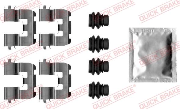 QUICK BRAKE 1090039 - Set accesorii, placute frana aaoparts.ro